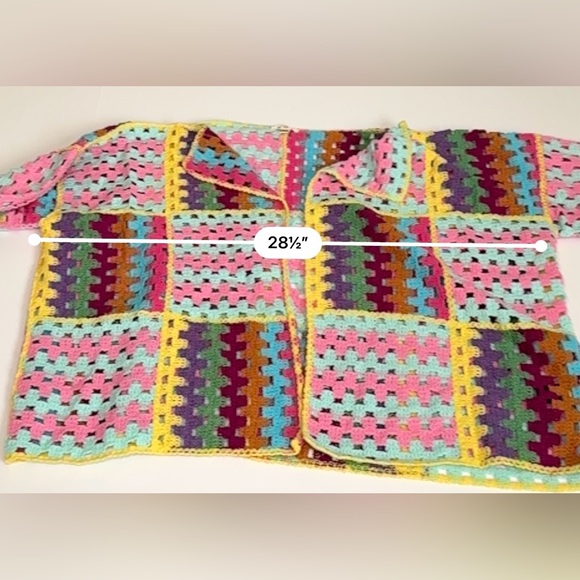 POL Julia Crochet Cardigan one size - Picture 7 of 11